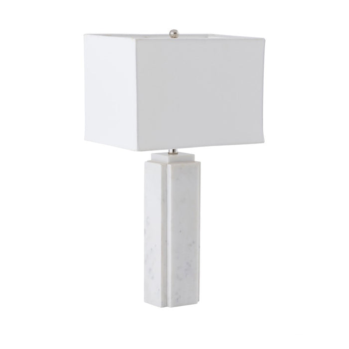 Atlas Lighting Hale 22.5'' High 1Lt Table Lamp, White/White