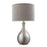 Atlas Lighting Hammered Chrome 21.5''H 1Lt Table Lamp, Chrome/Gray