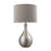 Atlas Lighting Hammered Chrome 21.5''H 1Lt Table Lamp, Chrome/Gray