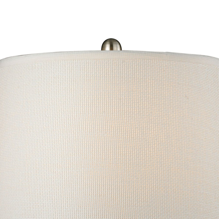Atlas Lighting Hammered Glass 27'' High 1Lt Table Lamp, Blue/White
