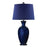 Atlas Lighting Helensburugh 34'' High 1Lt Table Lamp, Navy/Blue