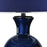 Atlas Lighting Helensburugh 34'' High 1Lt Table Lamp, Navy/Blue