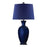 Atlas Lighting Helensburugh 34'' High 1Lt Table Lamp, Navy/Blue