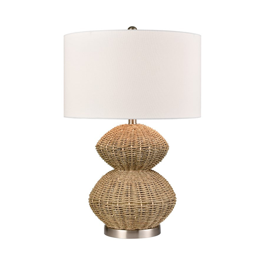 Atlas Lighting Helia 27'' High 1Lt Table Lamp, Natural/White