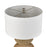Atlas Lighting Helia 27'' High 1Lt Table Lamp, Natural/White