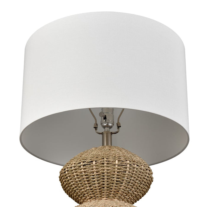 Atlas Lighting Helia 27'' High 1Lt Table Lamp, Natural/White