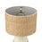 Atlas Lighting Hobart 20'' High 1Lt Table Lamp, White/Natural