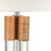 Atlas Lighting Island Gate 37'' High 1Lt Table Lamp, Clear/White