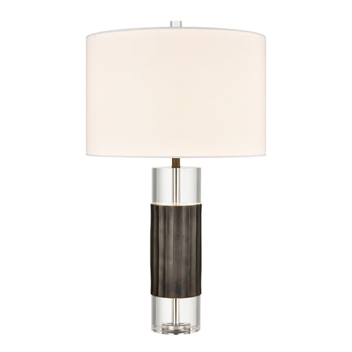 Atlas Lighting Journey 30'' High 1Lt Table Lamp, Black/White