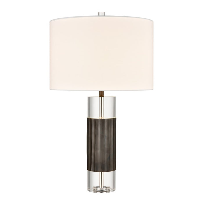 Atlas Lighting Journey 30'' High 1Lt Table Lamp, Black/White