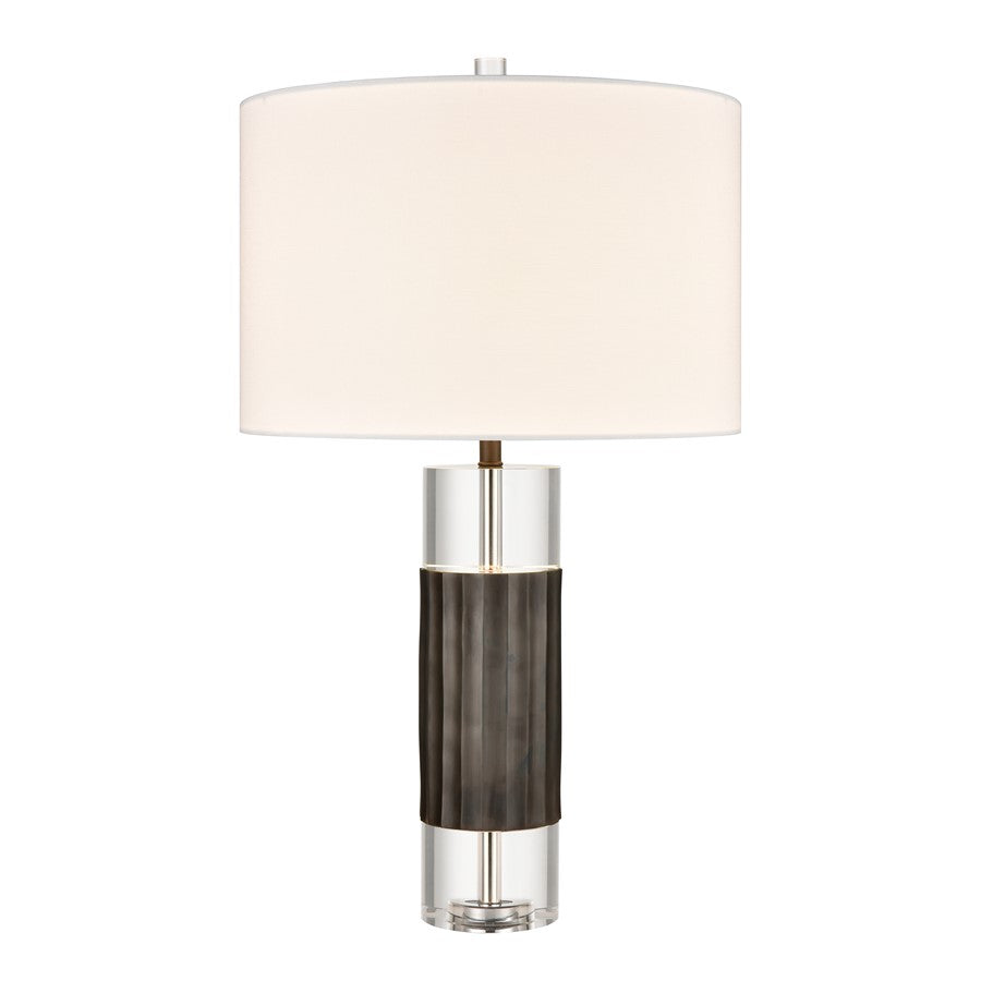 Atlas Lighting Journey 30'' High 1Lt Table Lamp, Black/White