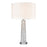 Atlas Lighting Juneau 30'' High 1Lt Table Lamp, Clear/White