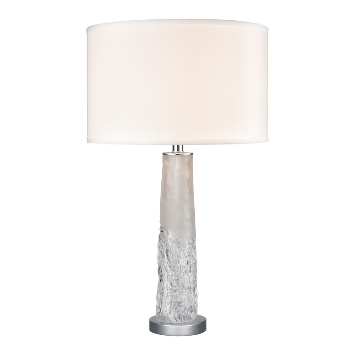 Atlas Lighting Juneau 30'' High 1Lt Table Lamp, Clear/White