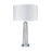 Atlas Lighting Juneau 30'' High 1Lt Table Lamp, Clear/White