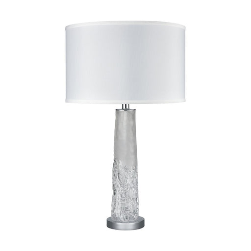 Atlas Lighting Juneau 30'' High 1Lt Table Lamp, Clear/White