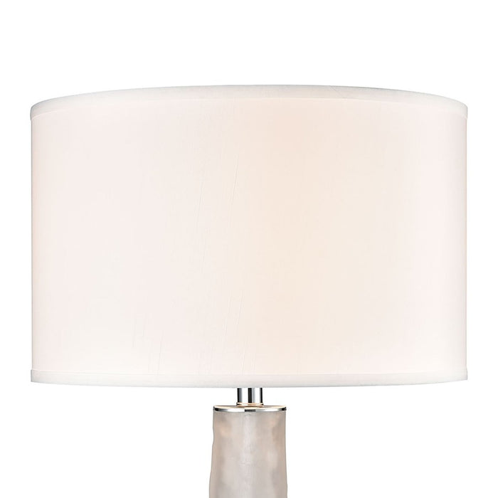 Atlas Lighting Juneau 30'' High 1Lt Table Lamp, Clear/White