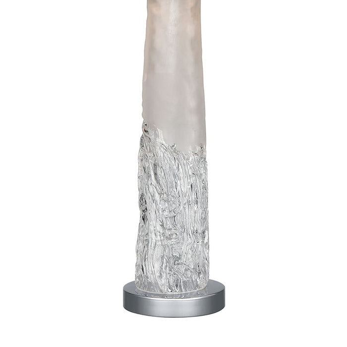 Atlas Lighting Juneau 30'' High 1Lt Table Lamp, Clear/White