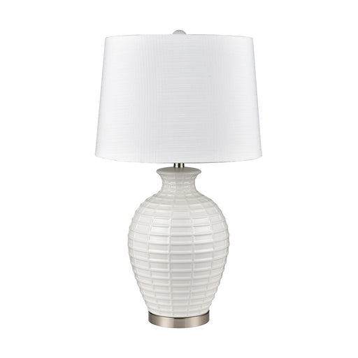 Atlas Lighting Junia 28''H 1Lt Table Lamp Set of 2, White/White