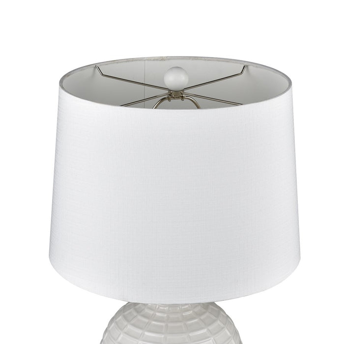 Atlas Lighting Junia 28''H 1Lt Table Lamp Set of 2, White/White