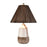 Atlas Lighting Kirkover 26'' High 1Lt Table Lamp, White Glaze/Brown
