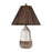 Atlas Lighting Kirkover 26'' High 1Lt Table Lamp, White Glaze/Brown