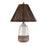 Atlas Lighting Kirkover 26'' High 1Lt Table Lamp, White Glaze/Brown