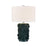 Atlas Lighting Larkin 25'' High 1Lt Table Lamp, Green Glazed/White