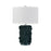 Atlas Lighting Larkin 25'' High 1Lt Table Lamp, Green Glazed/White