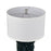 Atlas Lighting Larkin 25'' High 1Lt Table Lamp, Green Glazed/White