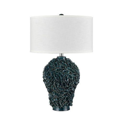 Atlas Lighting Larkin 27.5'' High 1Lt Table Lamp, Green Glaze/White