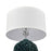 Atlas Lighting Larkin 27.5'' High 1Lt Table Lamp, Green Glaze/White