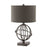 Atlas Lighting Lichfield 25.25'' High 1Lt Table Lamp, Pewter/Gray