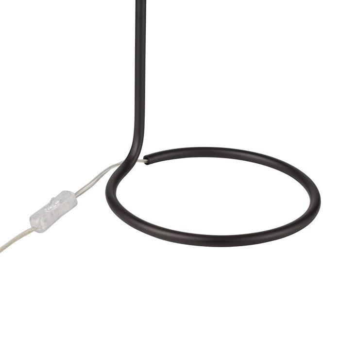 Atlas Lighting Loophole 29''H 1Lt Table Lamp, Oiled Bronze/White