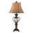 Atlas Lighting Lyon 34'' High 1Lt Table Lamp, Bronze/Beige