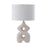 Atlas Lighting Neptune 26'' High 1Lt Table Lamp, Dry White/White