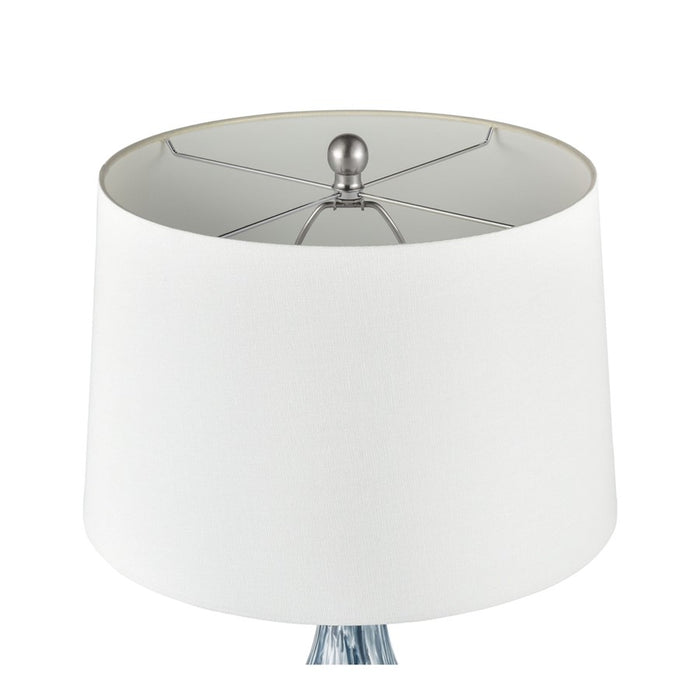 Atlas Lighting Northcott 28'' High 1Lt Table Lamp, Blue/White