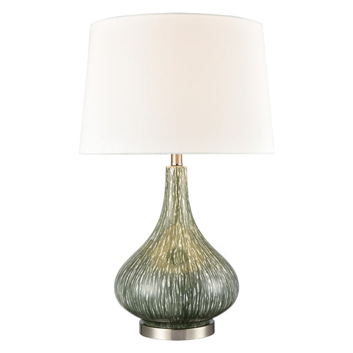 Atlas Lighting Northcott 28'' High 1Lt Table Lamp, Green/White
