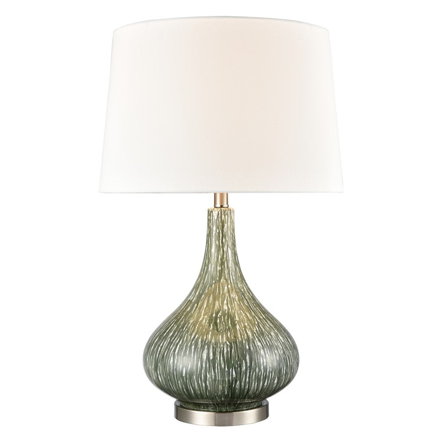 Atlas Lighting Northcott 28'' High 1Lt Table Lamp, Green/White