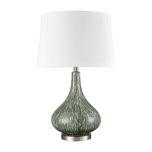 Atlas Lighting Northcott 28'' High 1Lt Table Lamp, Green/White