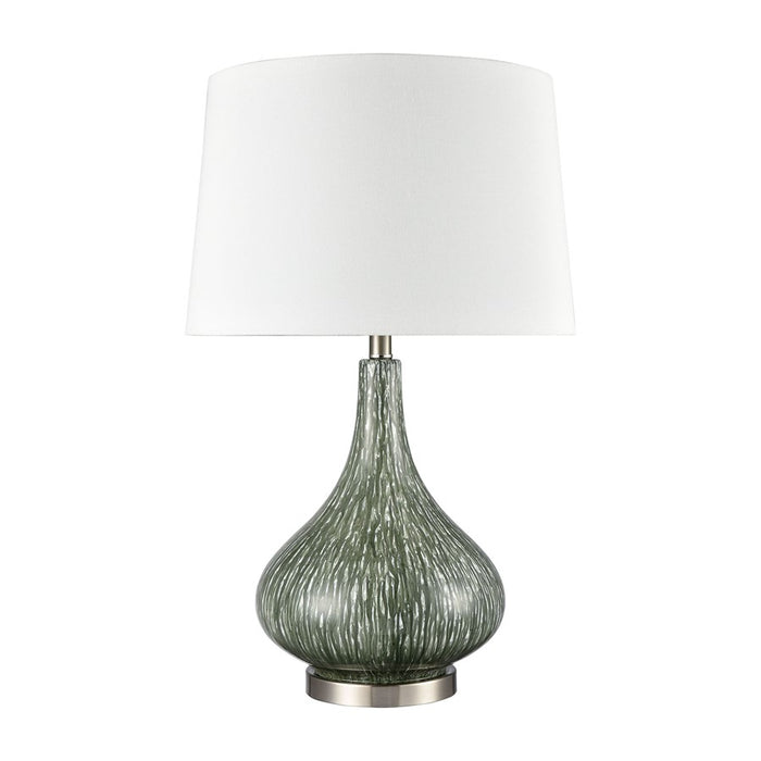 Atlas Lighting Northcott 28'' High 1Lt Table Lamp, Green/White