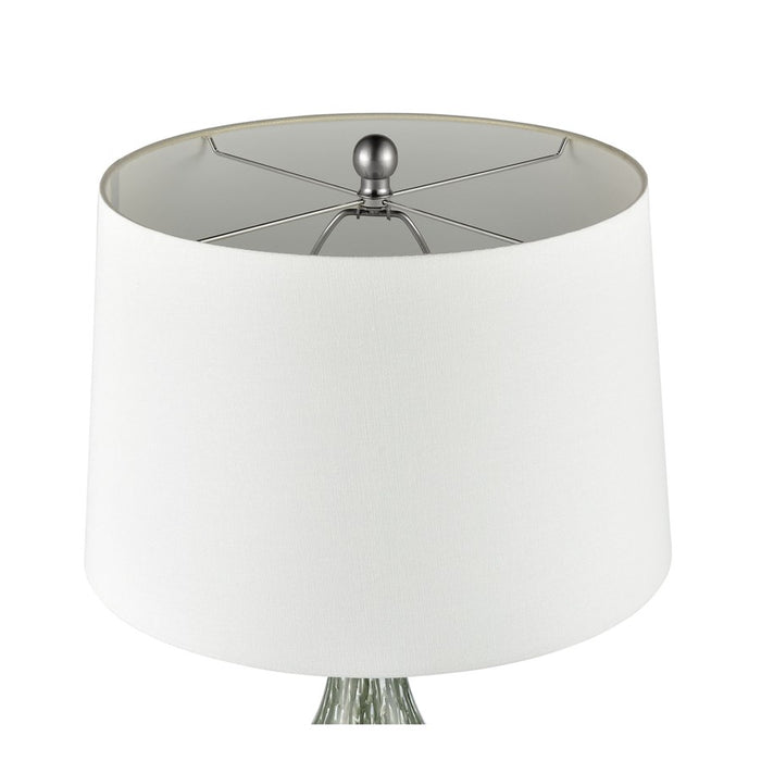 Atlas Lighting Northcott 28'' High 1Lt Table Lamp, Green/White