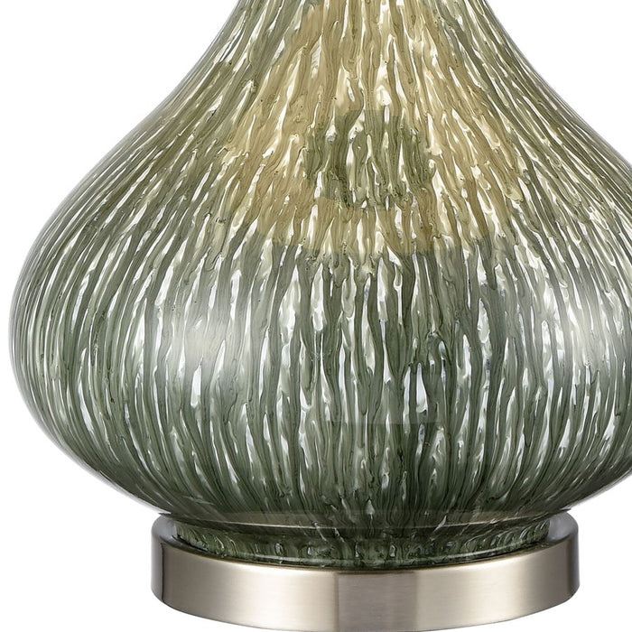Atlas Lighting Northcott 28'' High 1Lt Table Lamp, Green/White