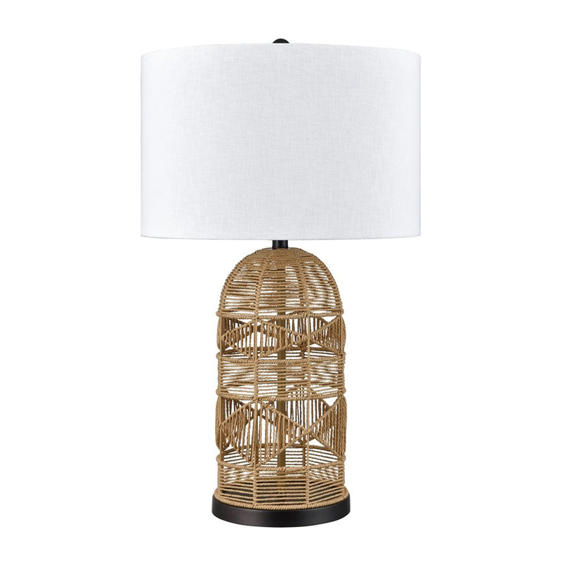 Atlas Lighting Peckham 30'' High 1Lt Table Lamp, Natural/White