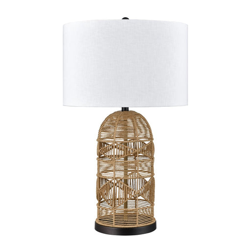 Atlas Lighting Peckham 30'' High 1Lt Table Lamp, Natural/White