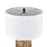 Atlas Lighting Peckham 30'' High 1Lt Table Lamp, Natural/White