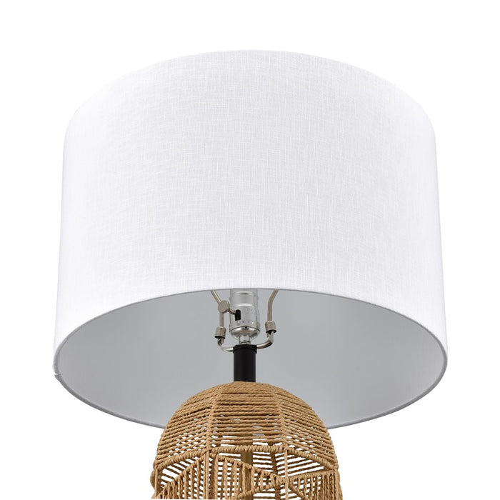 Atlas Lighting Peckham 30'' High 1Lt Table Lamp, Natural/White