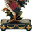 Atlas Lighting Petite Rooster 19''H 1Lt Table Lamp, Multicolor/Gold