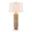 Atlas Lighting Pill 34'' High 1Lt Table Lamp, Aged Brass/White