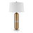 Atlas Lighting Pill 34'' High 1Lt Table Lamp, Aged Brass/White