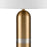 Atlas Lighting Pill 34'' High 1Lt Table Lamp, Aged Brass/White